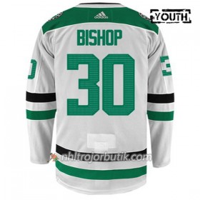 Barn Ishockey Dallas Stars Tröja BEN BISHOP 30 Adidas Vit Authentic